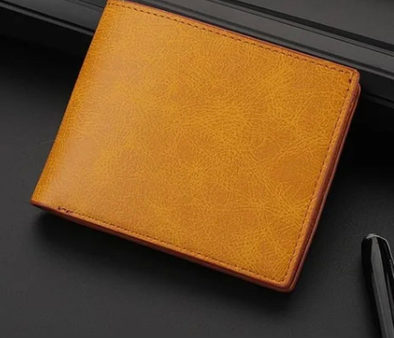 Portefeuille personnalisé gravé – effet cuir