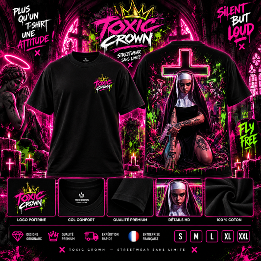 T-shirt Toxic Crown — NEON SIN